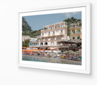 Nerano horizontal fine-art print in white frame by Sam Smeaton — Amalfi Coast Italy photography