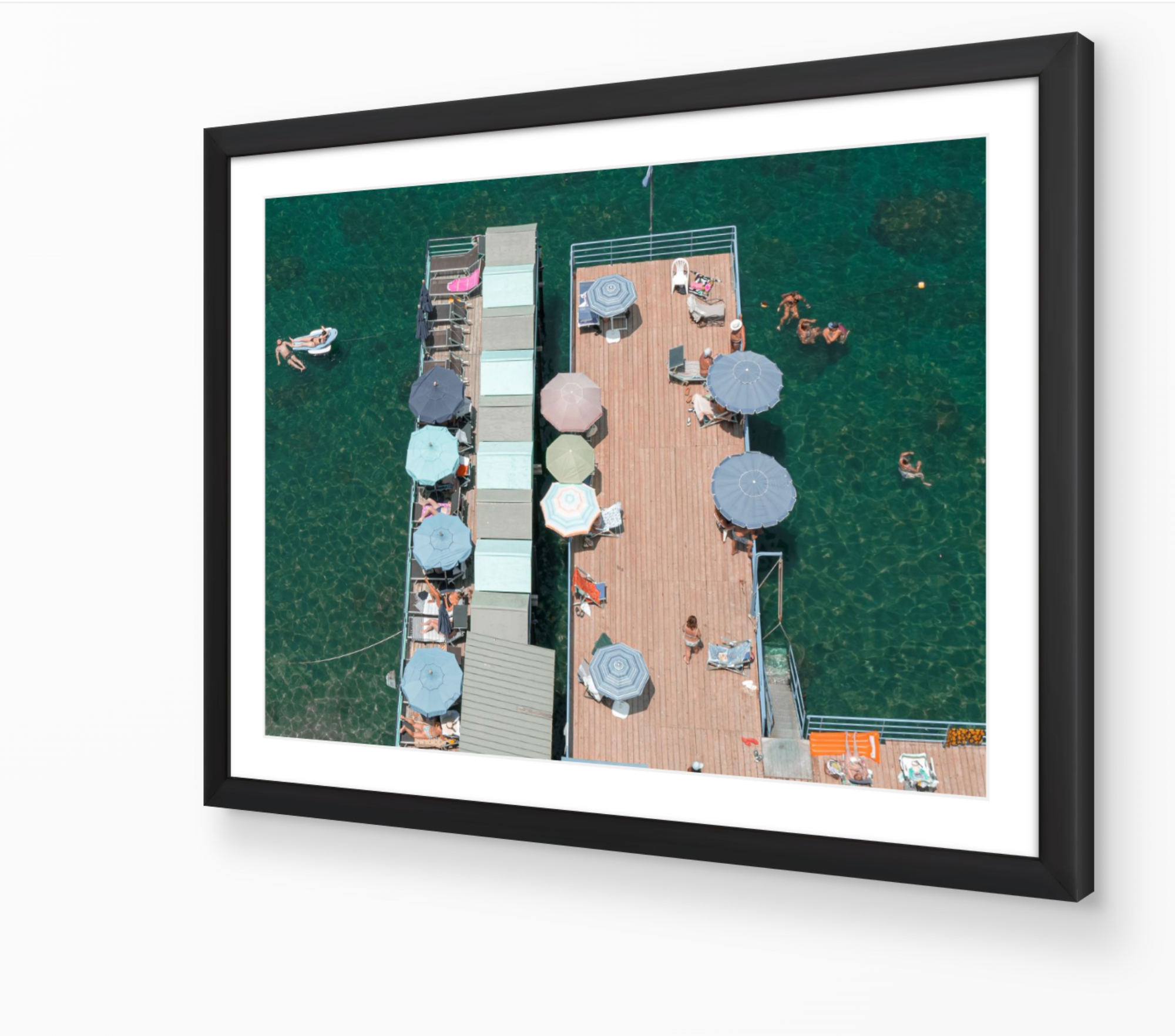 Sorrento I fine-art print in black frame by Sam Smeaton — Amalfi Coast Italy wall art