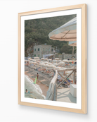 Conca del Sogno vertical fine-art print in oak frame by Sam Smeaton — Amalfi Coast Italy wall art