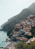 Positano II vertical fine-art print by Sam Smeaton — Amalfi Coast Italy photography with terracotta cliffside village and Mediterranean light