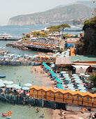 Sorrento II fine-art print by Sam Smeaton — Amalfi Coast Italy photography with turquoise umbrellas