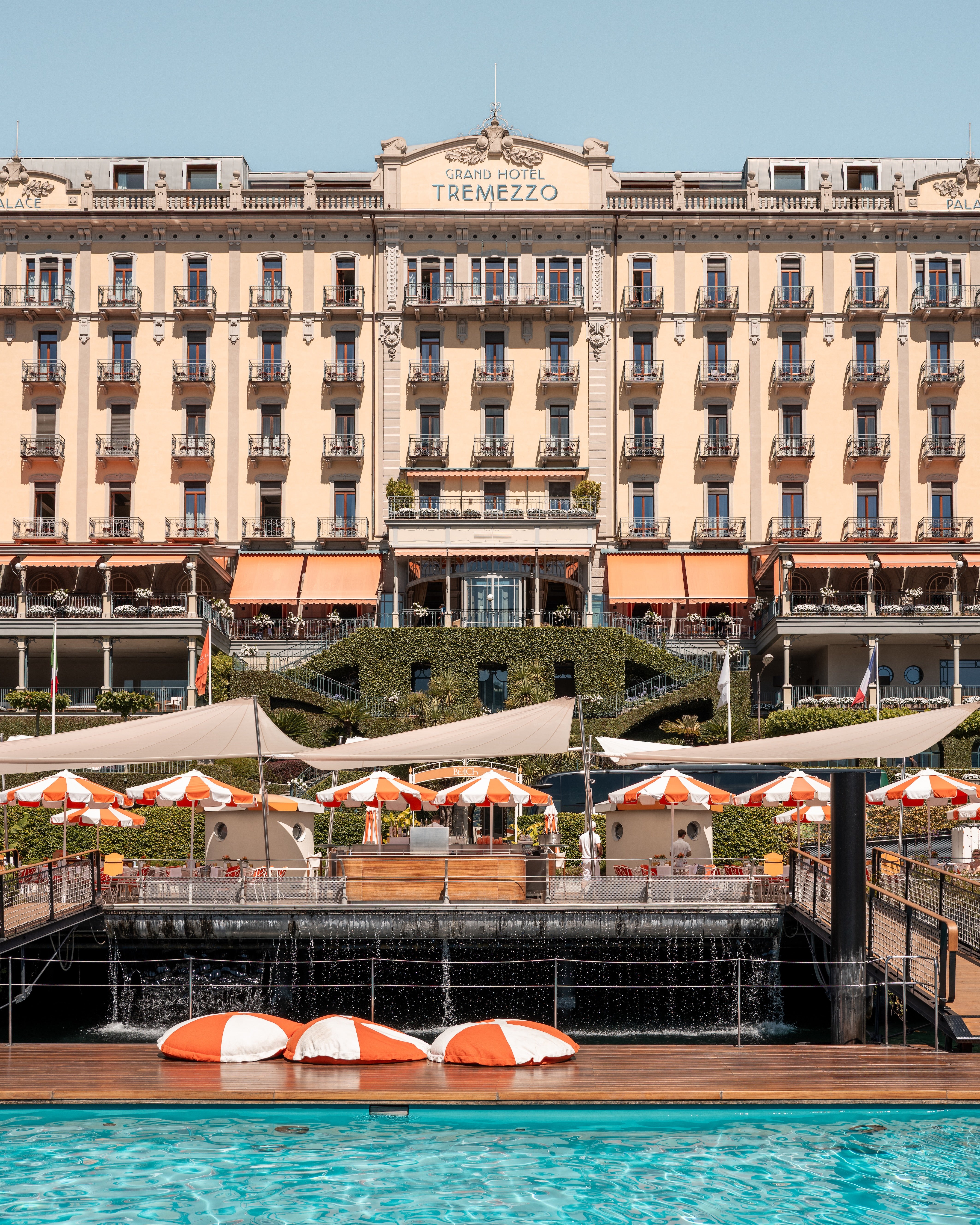 Grand Hotel Tremezzo fine art print by Sam Smeaton — Lake Como Italy photography