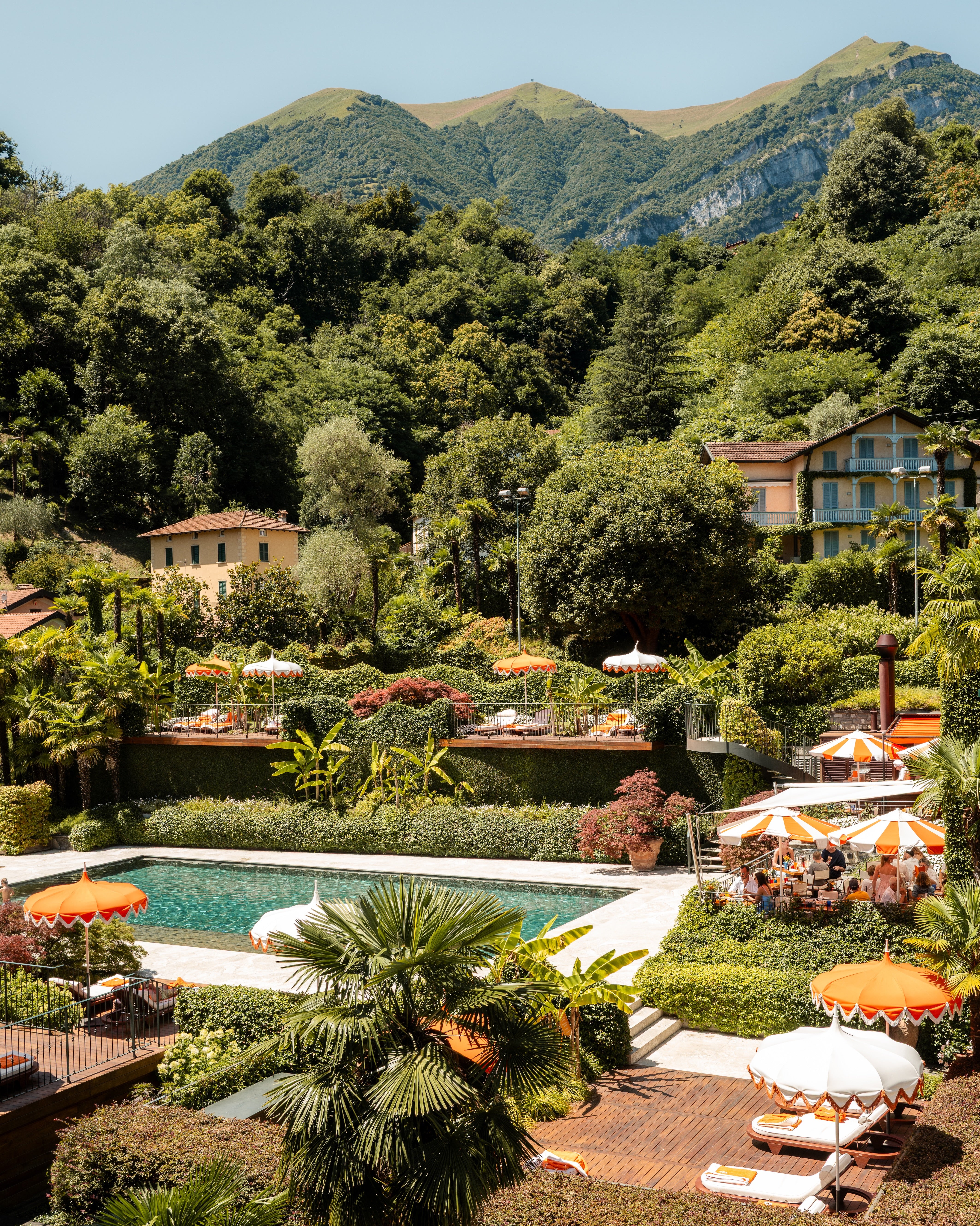 Gardens of Como vertical fine-art print by Sam Smeaton — Lake Como Italy photography