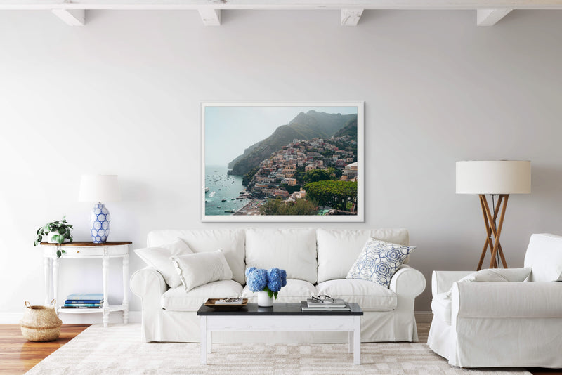 Positano II (Horizontal Edition) print in room