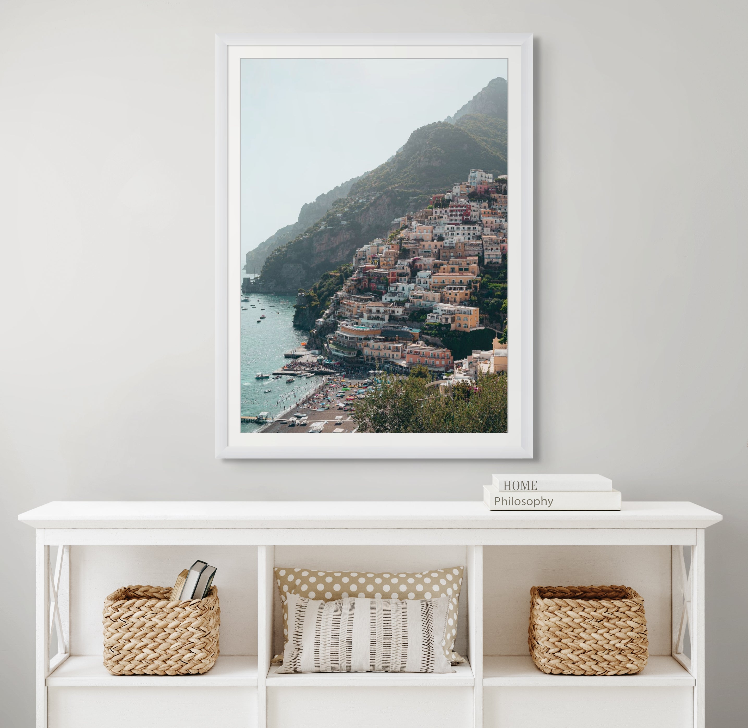 Positano II (Vertical Edition) print in room