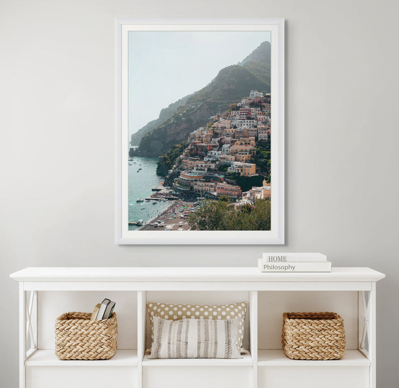 Positano II (Vertical Edition) print in room