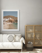 Agali Beach – Folegandros print in room