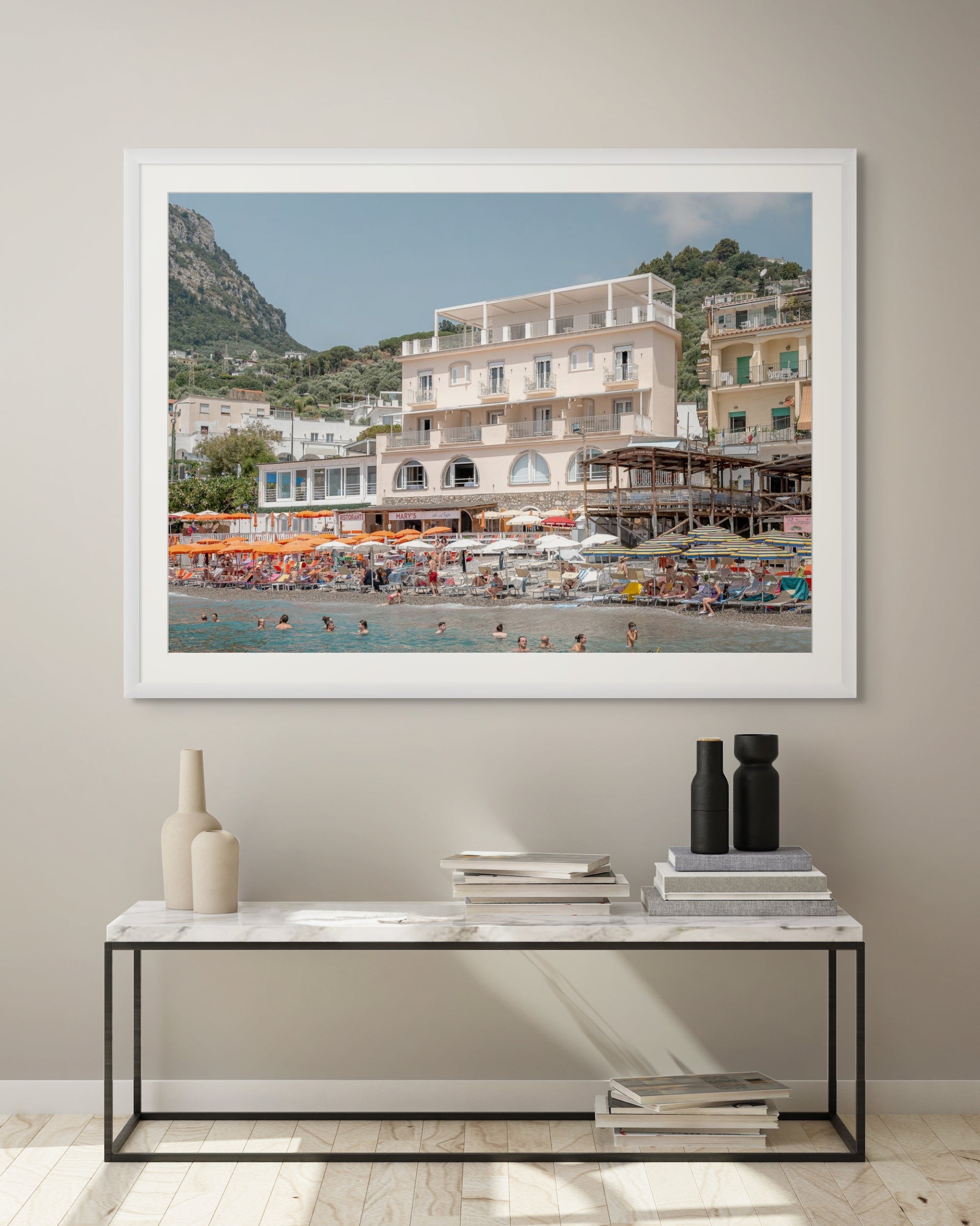Nerano (Horizontal Edition) print in room