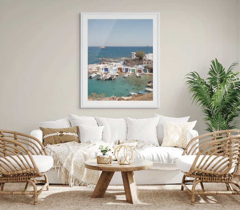 Mandrakia I - Milos print in room