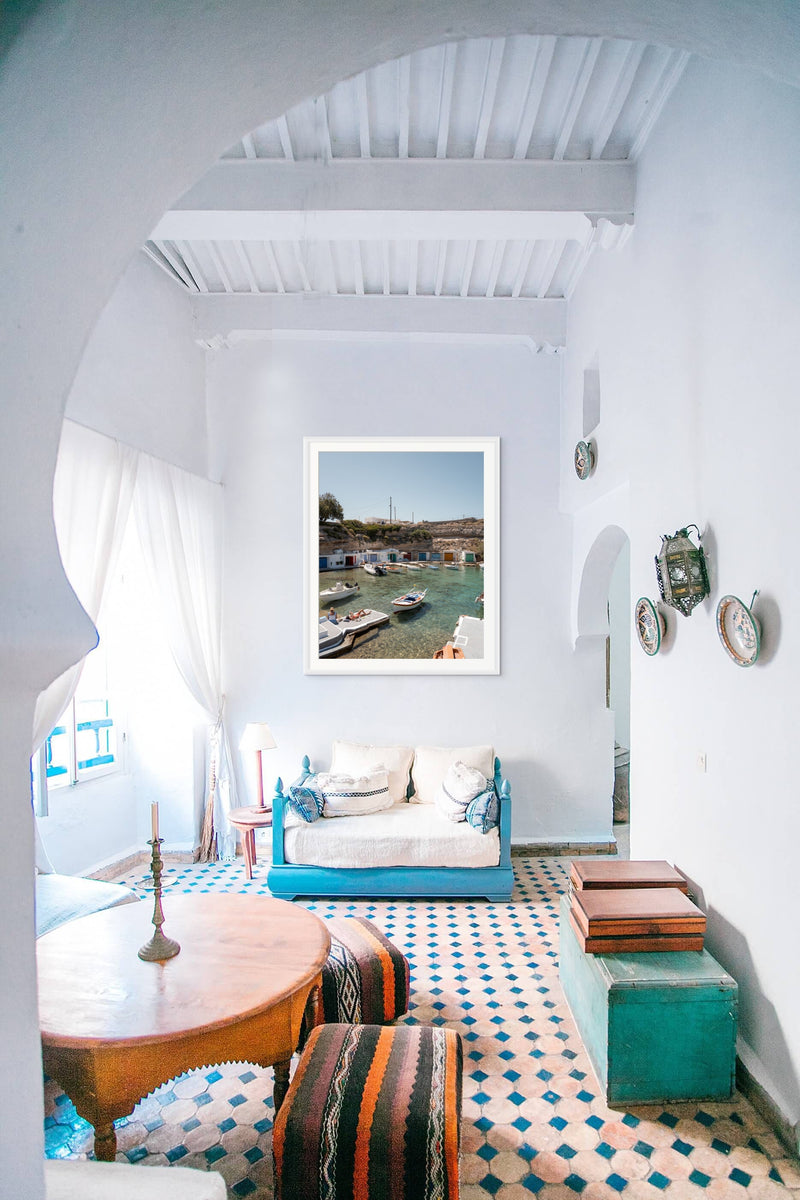 Mandrakia II – Milos print in room