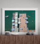 Sorrento I print in room