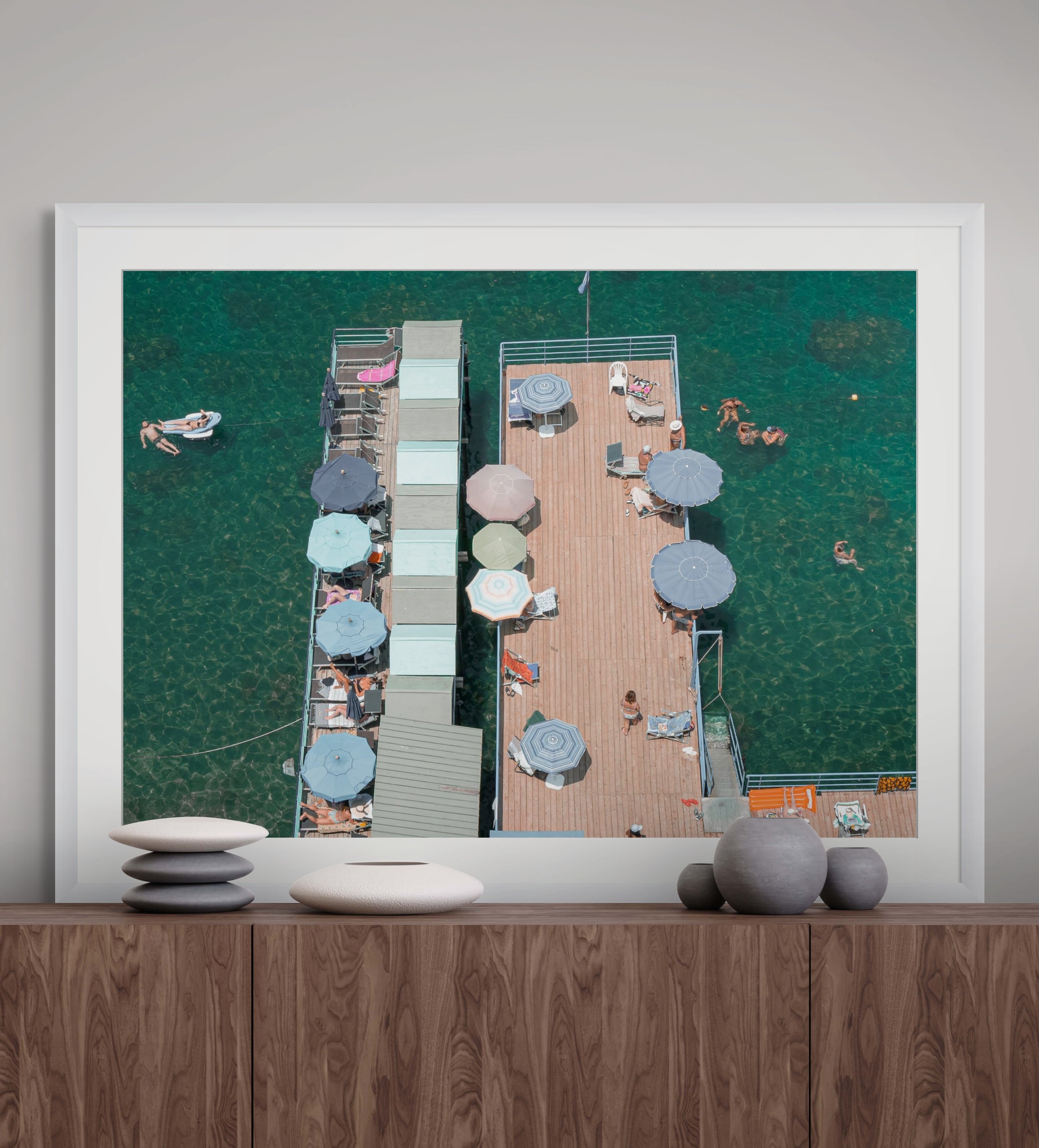 Sorrento I print in room