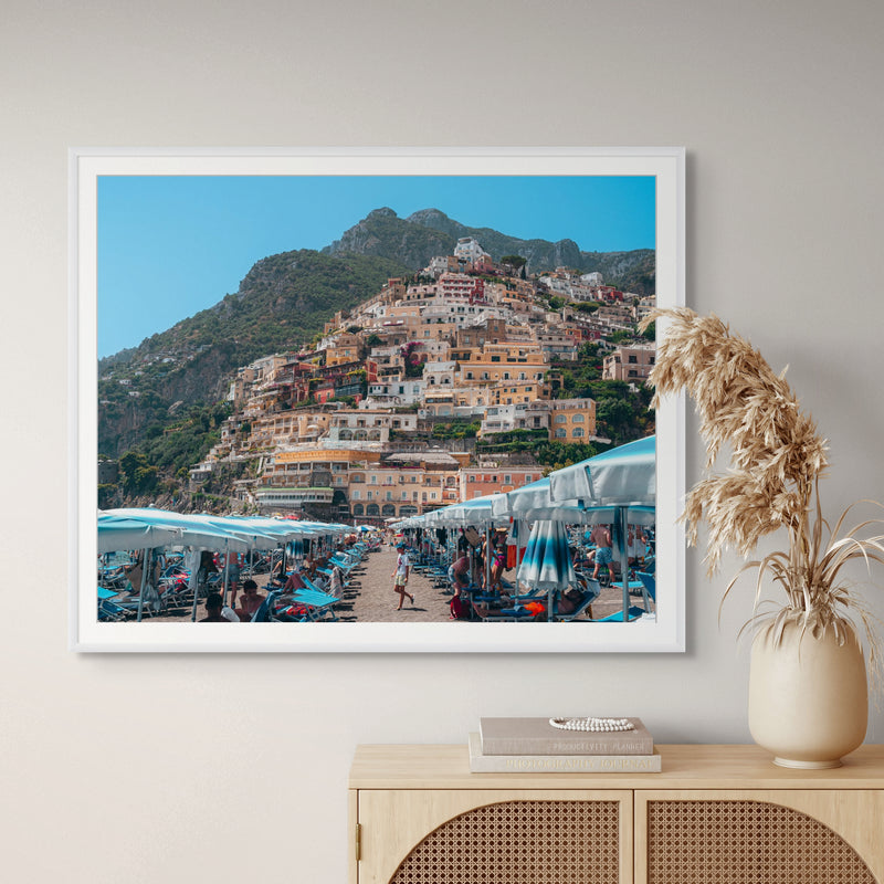 Positano III (Horizontal Edition) print in room