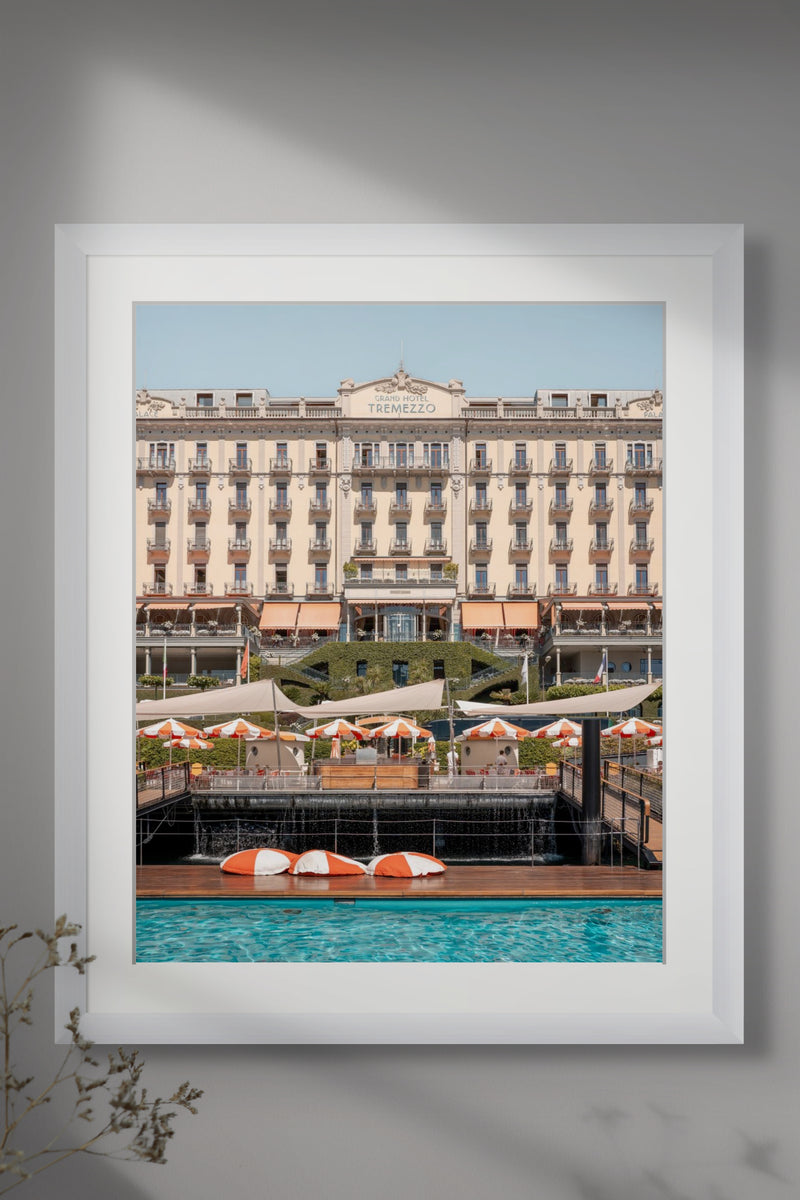 Grand Hotel Tremezzo print in room