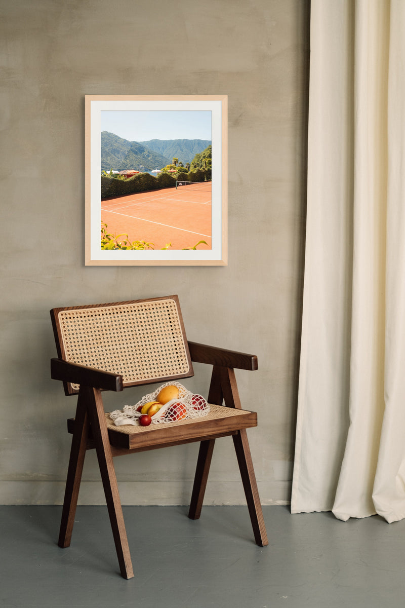 Tremezzo Tennis print in room