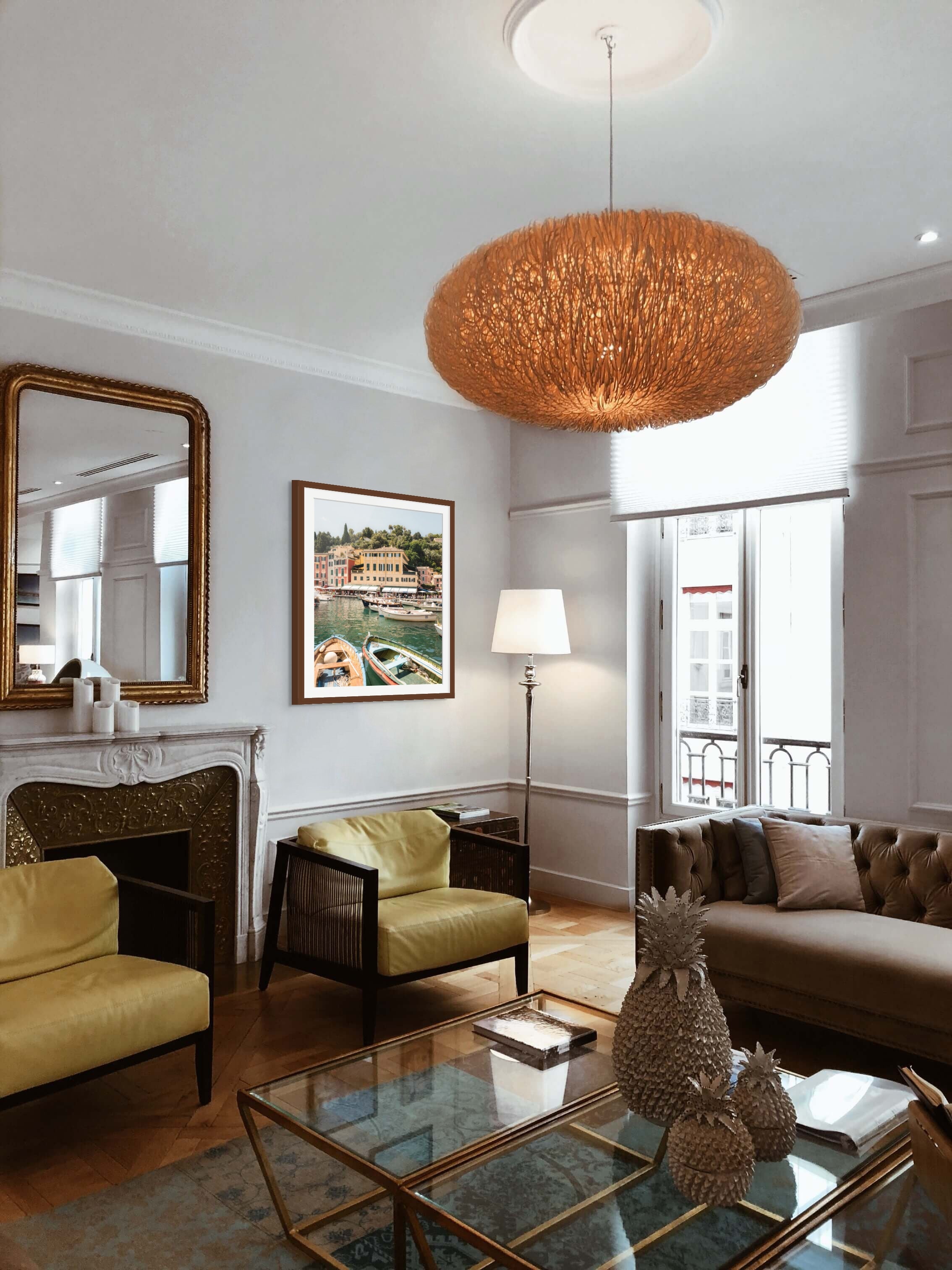 Portofino I print in room