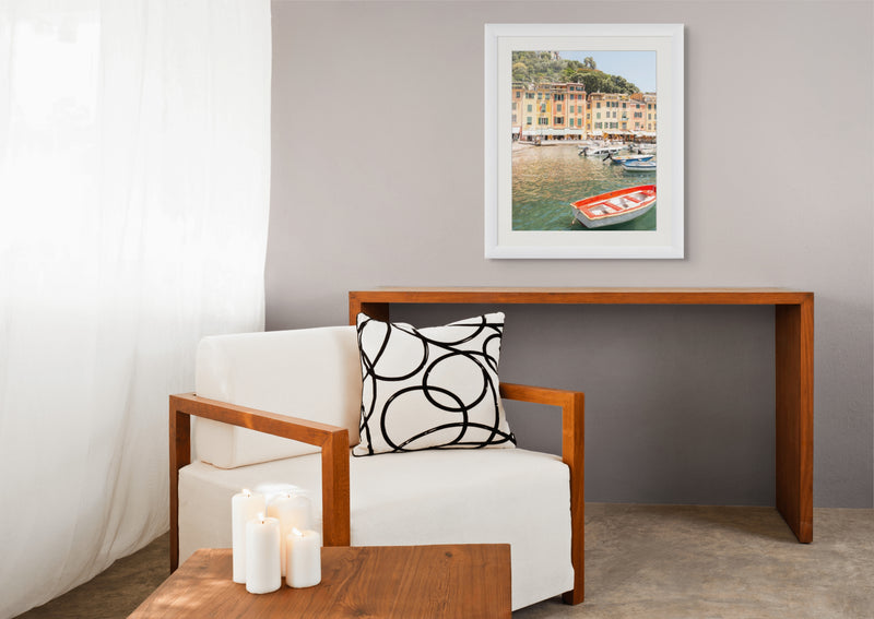 Portofino II print in room