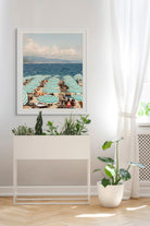 Emerald Umbrellas – Santa Margherita print in room