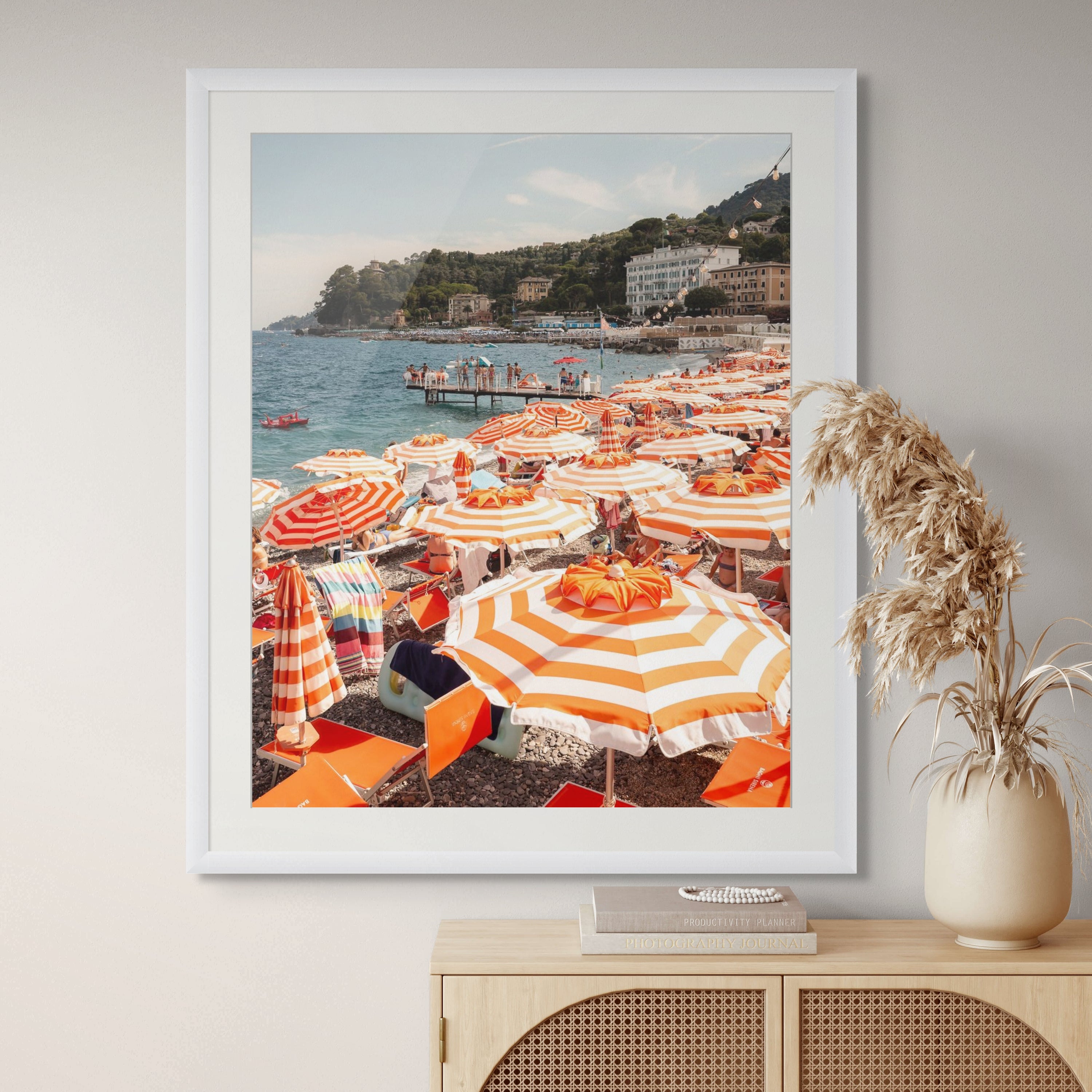 Riviera Orange – Santa Margherita print in room